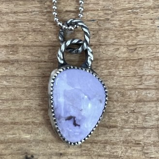 Ice Cream Opal Sterling Silver Necklace